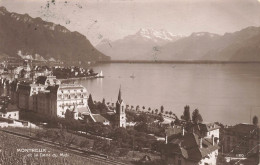 [-5%] SUISSE - Montreux - Vue Sur La Dent Du Midi - Carte Postale Ancienne - Montreux