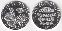 Medaille Carl Spitzweg 1808-1885 - RS Deutsche Prägestätten Ø 32 Mm Gew 10,5 G - Zonder Classificatie