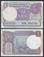 Indien - India - 1 RUPEE Banknote Pick 78 Ac Sig.44 UNC (1) Letter A    (31525 - Sonstige – Asien