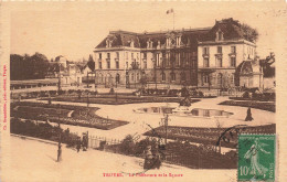 FRANCE - Troyes - Vue Générale De La Préfecture Et Le Square - Carte Postale Ancienne - Troyes