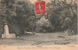 FRANCE - Troyes - Vue Sur Le Jardin De Chevreuse - Buste Du Peintre - Hector Prou - Carte Postale Ancienne - Troyes