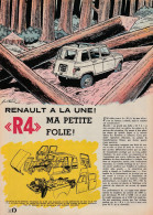 Tintin : Collection TINTIN-AUTO : La RENAULT R4. ( Voir PHOTOS ). - Publicités