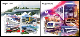 Sierra Leone  2023 Maglev Trains. (524) OFFICIAL ISSUE - Trenes