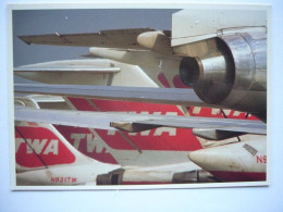 Avion / Airplane / TWA - TRANS WORLD AIRLINES / Boeing 747 - 727 - MD 83 / Seen At JFK Airport, New York - 1946-....: Era Moderna