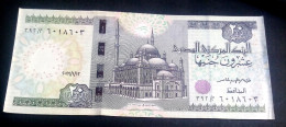 Egypt 2022 , 20 Pounds Notes , End Of Sign Amer , AUNC - Egypt