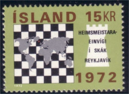 496 Iceland Echecs Chess Sacchi Schache MNH ** Neuf SC (ISL-307) - Scacchi