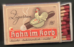 Boîte D'Allumettes - Cigares Hahn Im Korb - Boites D'allumettes