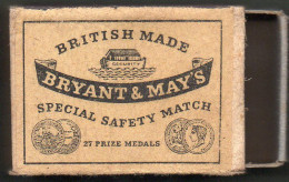 Boîte D'Allumettes - ANGLETERRE - BRYANT & MAY'S - Boites D'allumettes