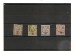 TUNISIE ANNÉE 1908  N°42/45* Cote : 22,50 € - Unused Stamps