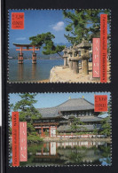 United Nations UN Geneva Serie 2v 2001 Unesco World Heritage Japan MNH - Unused Stamps
