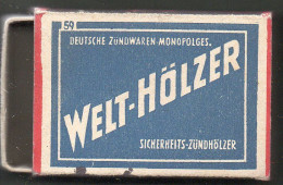 Boîte D'Allumettes - ALLEMAGNE - WELT-HÖLZER - Matchboxes