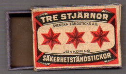 Boîte D'Allumettes - SUEDE - TRE STJÄRNOR - Matchboxes