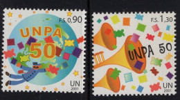 United Nations UN Geneva Serie 2v 2001 Postal Administration UNPA MNH - Ungebraucht