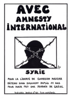 AMNESTY INTERNATIONNAL SYRIE POUR LA LIBERTE DE GH NAJJAR  J LARDIE - ALL SOCIALE 337 1991  TIRAGE LIMITE 50 EX NUMEROTE - Lardie