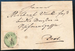 1863 3kr Helyi Levélen "PESTH" Bélyegzéssel (90.000) - Sonstige & Ohne Zuordnung