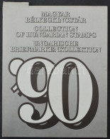 ** 1990 Magyar Bélyegkincstár, Benne Hologramos Blokk Fekete Sorszámmal (60.500) - Andere & Zonder Classificatie