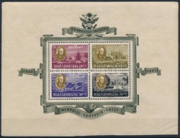 ** 1947 Roosevelt Blokk (30.000) (saroktörések, Ráncok / Folded Corners, Creases) - Sonstige & Ohne Zuordnung