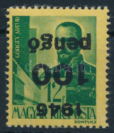 ** 1945 Kisegítő III. Kiadás 100P/12f Fordított Felülnyomással (30.000) - Otros & Sin Clasificación