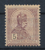 * 1900 Turul 5K Alig Látható Falcnyommal (35.000) - Altri & Non Classificati