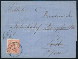 1871 Levél Kőnyomat 5kr Bérmentesítéssel "POZSONY" Kiállítási Minőségben - Altri & Non Classificati