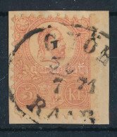 1871 Kőnyomat 5kr "GYŐR RAAB" - Altri & Non Classificati