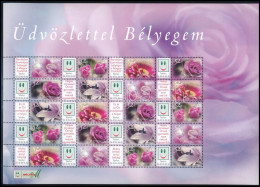 ** 2006 Üdvözlettel Bélyegem (II.) - Virágok Promóciós Teljes ív (13.000) - Other & Unclassified