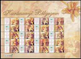 ** 2004 Karácsonyi Bélyegem (I.) - Angyalkák Promóciós Teljes ív Sorszám Nélkül (11.000) - Otros & Sin Clasificación