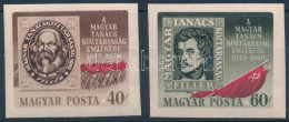 ** 1949 Magyar Tanácsköztársaság (II.) Vágott Sor (10.000) - Otros & Sin Clasificación
