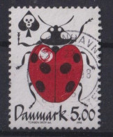 Denmark 1998; Sweet Ladybug (Environment) - Michel 1175, Used. - Gebraucht