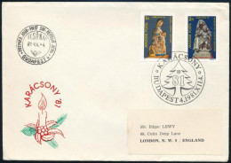 1981 Karácsony Vágott Sor FDC-n (3.000) - Autres & Non Classés