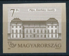 ** 1991 Kastélyok (IV.) Vágott Bélyeg (7.000) - Andere & Zonder Classificatie