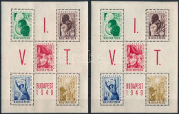 ** 1949 2 Db VIT (I.) Blokk (16.000) - Otros & Sin Clasificación