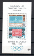 Uruguay 1965 Sheet Olympics Stamps (Michel Block 6) MNH - Uruguay