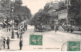 PARIS - Boulevard Du Temple - Très Bon état - Arrondissement: 03