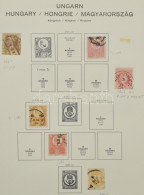 **, *, O 1871-1944 Tartalmas Gyűjteménykezdemény Schaubek Előnyomott Albumlapokon Piros Abria Rugós Borítóban - Autres & Non Classés