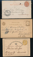 1900 Előtti 8 Db Díjjegyes Futott Levelezőlap - Sonstige & Ohne Zuordnung