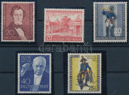 ** Németország - Berlin 1951-1955 Mi 74, 116, 120, 124, 131 (Mi EUR 107.-) - Otros & Sin Clasificación