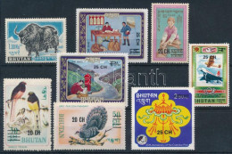 ** Bhutan 8 Klf. Jobb Bélyeg (Mi EUR 36.-) - Sonstige & Ohne Zuordnung