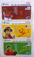 PHONECARD - 3 China 2004 Athens Olympics Phonecards - China