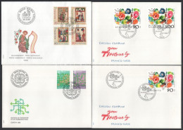 Svájc 1988 8 FDC, 2CM + 1985 Europa - Sonstige & Ohne Zuordnung