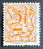 BEL1898U1 - Number On Heraldic Lion - 2 F Used Stamp - Belgium - 1978 - 1951-1975 Heraldic Lion