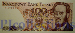 POLONIA - POLAND 100 ZLOTYCH 1988 PICK 143e UNC - Poland