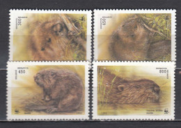 Belarus 1995 - WWF:Beavers, Mi-Nr. 96/99, MNH** - Belarus