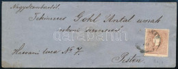 1858 10kr Levélen "(TYR)NAU" - Pest - Altri & Non Classificati