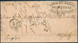 1860 Katonai Ex Offo Levél Tartalommal "KASCHAU" - "S. A. UJHELY" - Other & Unclassified