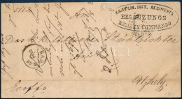 1860 Katonai Ex Offo Levél Tartalommal "KASCHAU" - "S. A. UJHELY" - Otros & Sin Clasificación