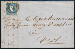 1861 15kr Levélen "G:BECSKEREK" - Pest - Other & Unclassified