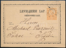 ~1872 2kr Díjjegyes Levelezőlap "TÖRÖKBECSE" - Szegedin - Otros & Sin Clasificación