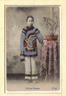 CPA  CHINE CHINA FEMME CHINOISE PORTRAIT CHINESE WOMAN BONZAI Old  Postcard - China