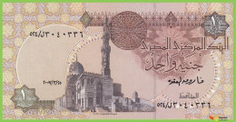 Voyo EGYPT 1 Pound 25.3.2007 P50l B316m ل/٥٢٤ UNC Sultan Quayet Bey Mosque - Aegypten